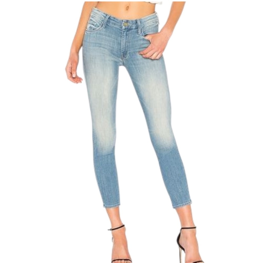 Mother jeans, The Looker crop, in shake well